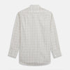 View 5 of product Brown Multi Check Regular Fit Cotton-Cashmere Shirt with T&A Collar and 3 Button Cuffs