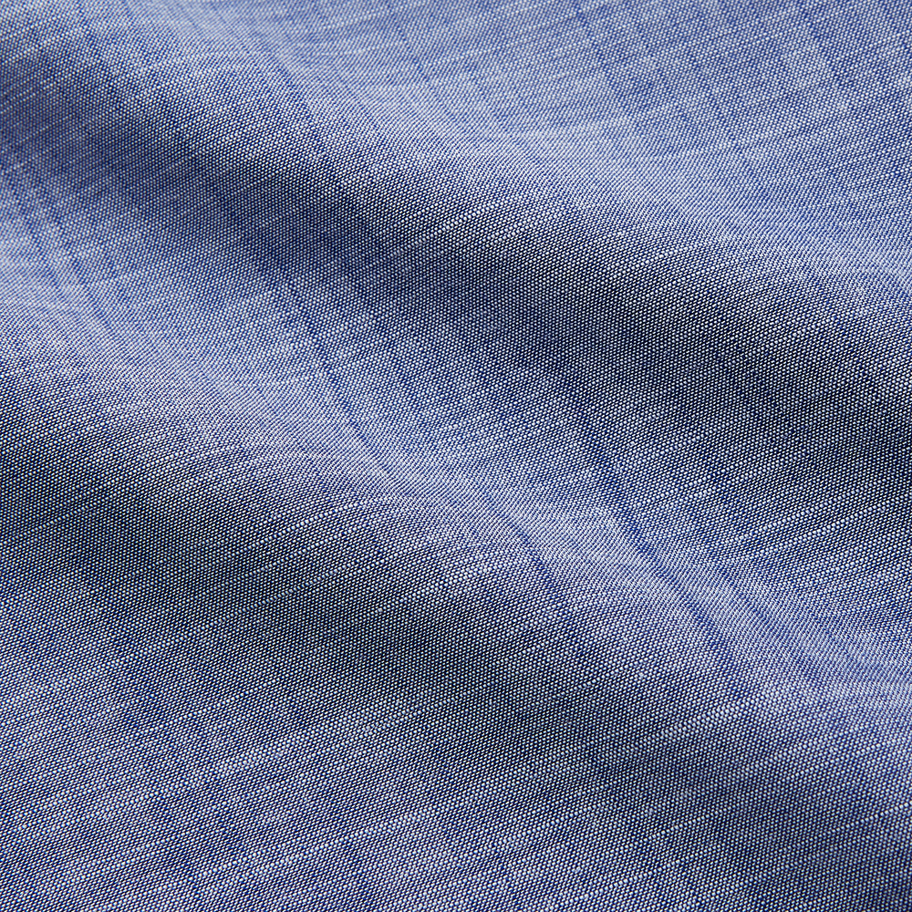 Blue Chambray Cotton Regular Fit Mayfair Shirt
