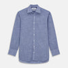 View 1 of product Blue Chambray Cotton Regular Fit Mayfair Shirt