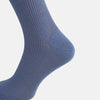 View 4 of product Powder Blue Mid-Length Merino Socks