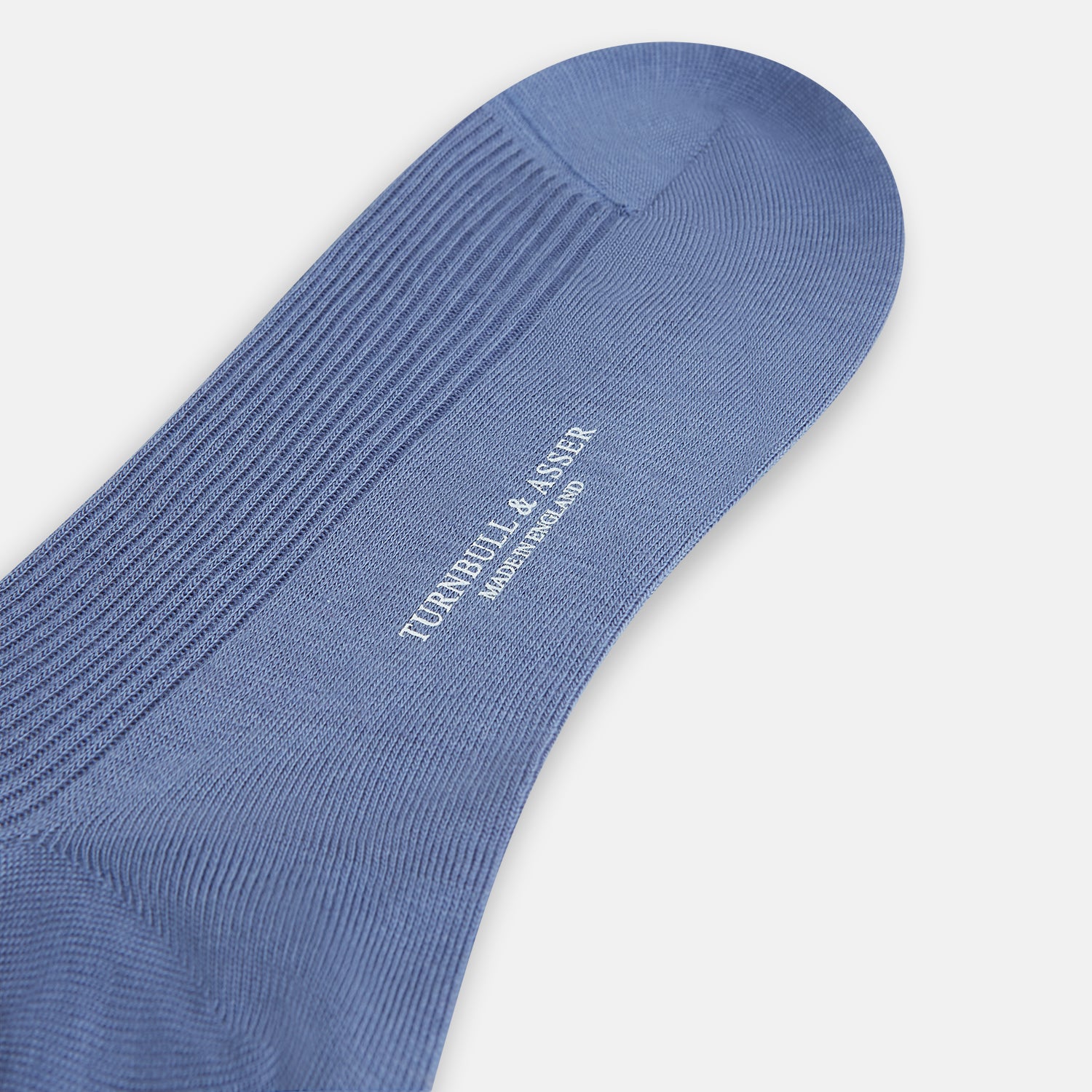 View 3 of product Powder Blue Mid-Length Merino Socks