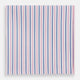 Hand Rolled Pink and Blue Track Stripe Handkerchief