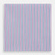 Hand Rolled Purple and Blue Track Stripe Handkerchief