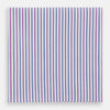 Hand Rolled Purple and Blue Track Stripe Handkerchief