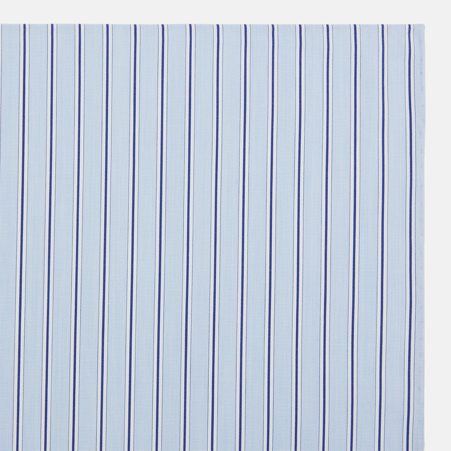 View 2 of product Hand Rolled Blue Multi Stripe Handkerchief