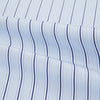 Hand Rolled Blue Multi Stripe Handkerchief