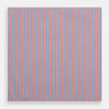 View 3 of product Hand Rolled Red and Blue Track Stripe Handkerchief