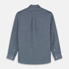 View 5 of product Blue Chambray Weekend Fit Nevis Cotton Shirt With Dorset Collar And 1-Button Cuffs