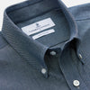 View 2 of product Blue Chambray Weekend Fit Nevis Cotton Shirt With Dorset Collar And 1-Button Cuffs