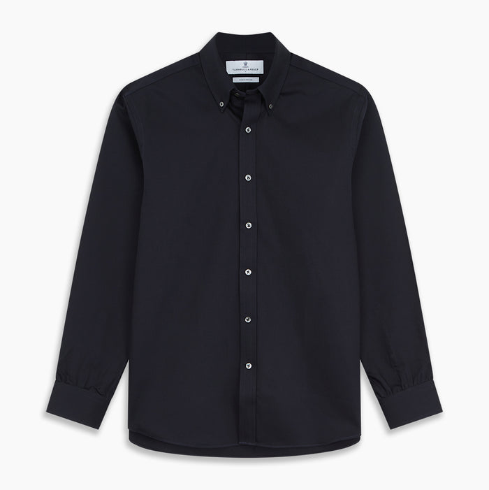 Navy Weekend Fit Hayne Shirt With Dorset Collar And 1-Button Cuffs Image 4