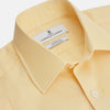 View 2 of product Yellow Fine Stripe Regular Fit Shirt with T&A Collar