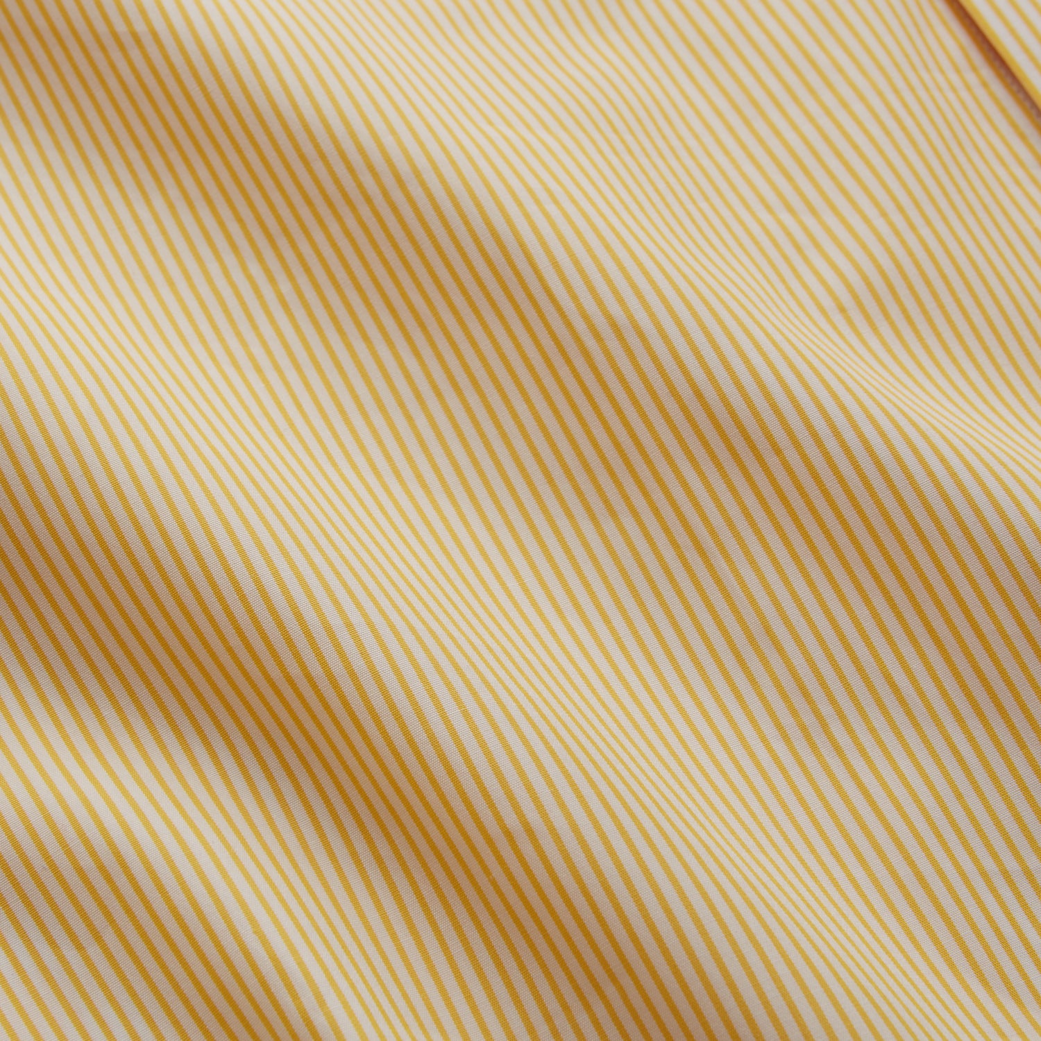 View 4 of product Yellow Fine Stripe Regular Fit Shirt with T&A Collar