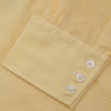 View 3 of product Yellow Fine Stripe Regular Fit Shirt with T&A Collar