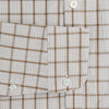 Brown Graph Overlay Check Piccadilly Shirt