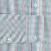 View 3 of product Green Graph Overlay Micro Check Piccadilly Shirt