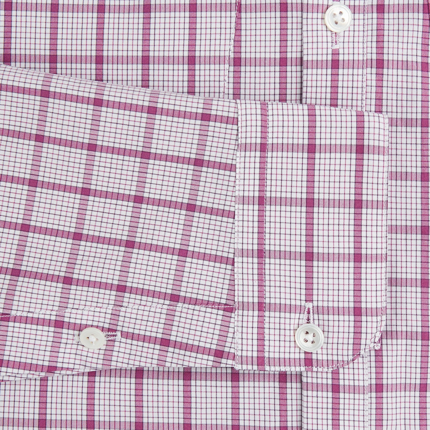 View 3 of product Purple Graph Overlay Check Piccadilly Shirt