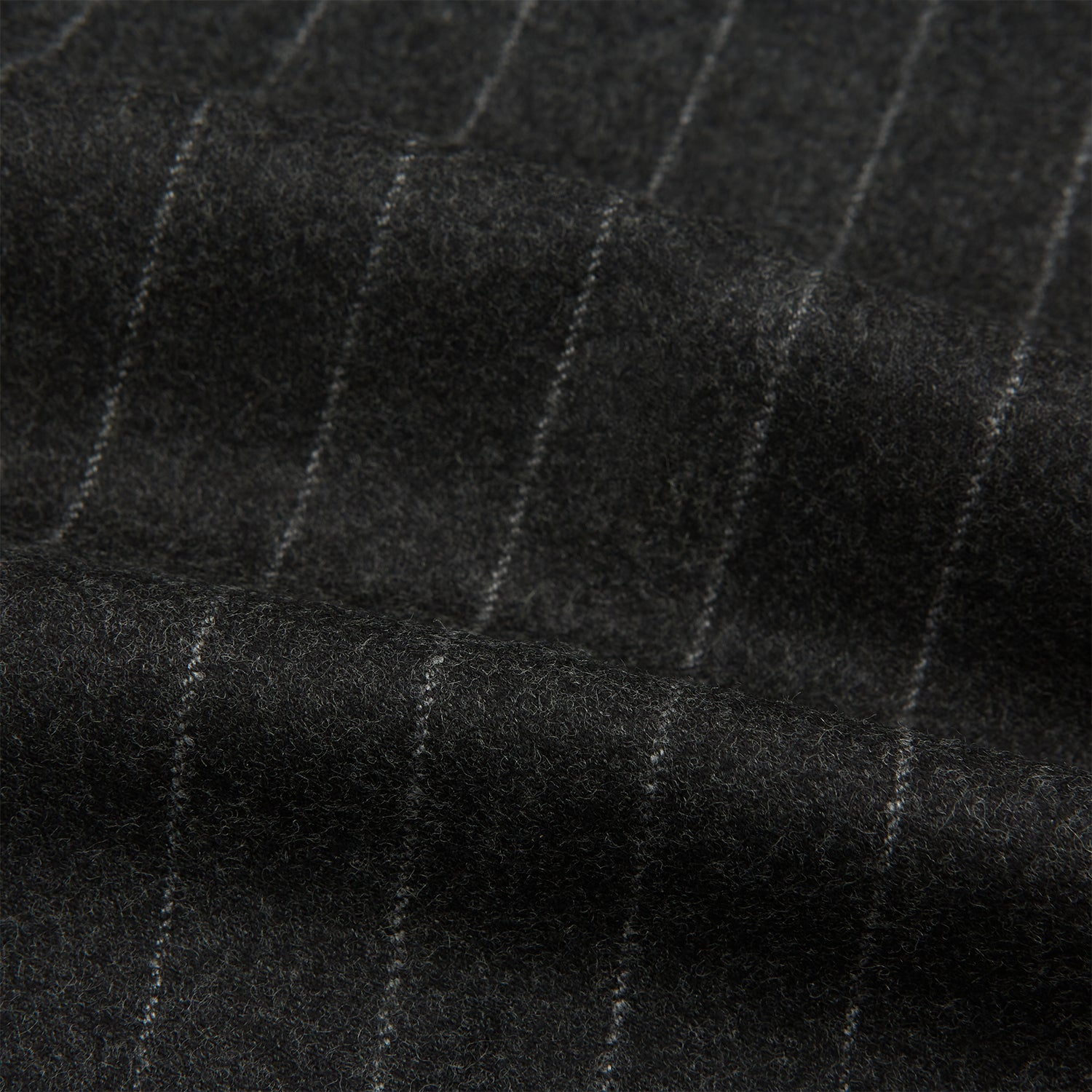 View 6 of product Charcoal Pinstripe Henry Trousers