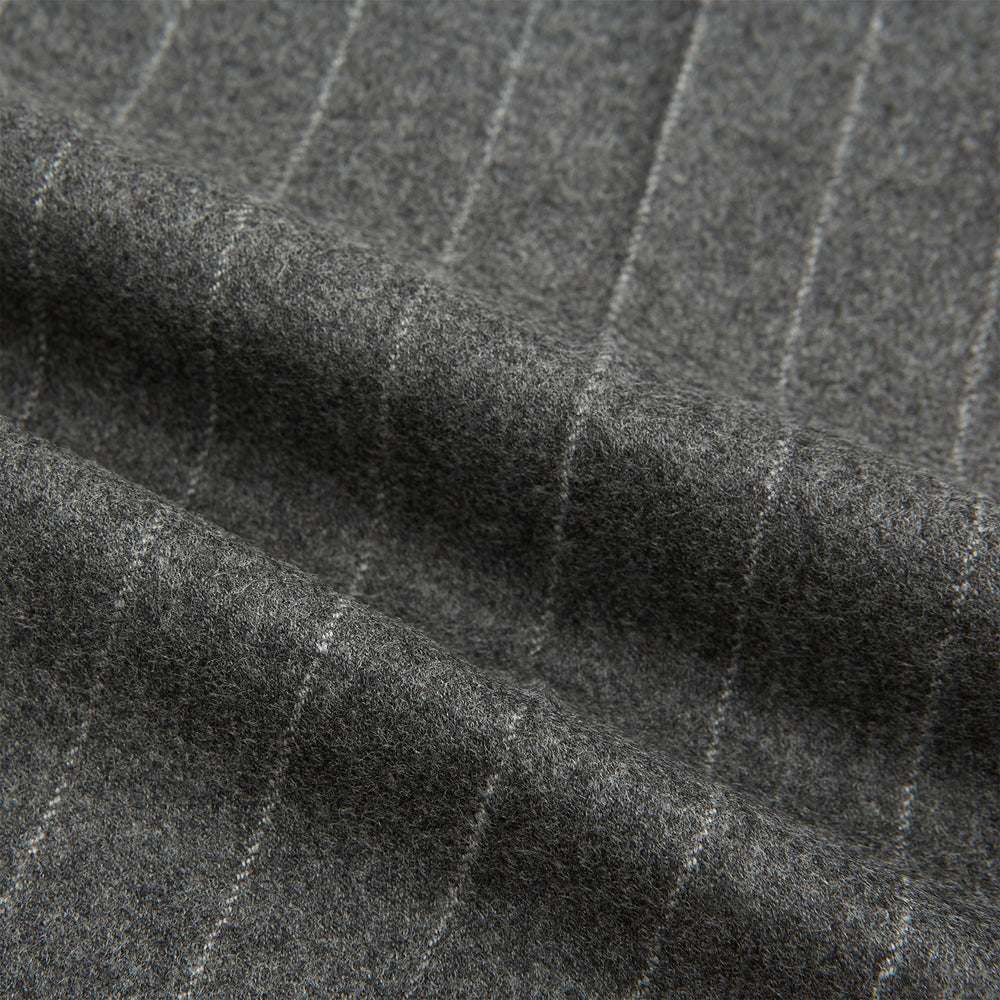 Grey Pinstripe Henry Trousers