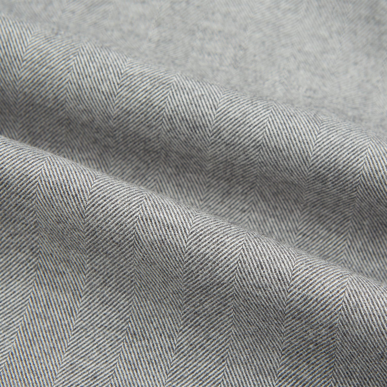 View 6 of product Grey Herringbone Chelsea Shirt