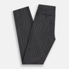 View 5 of product Charcoal Pinstripe Henry Trousers