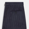 View 4 of product Navy Pinstripe Henry Trousers