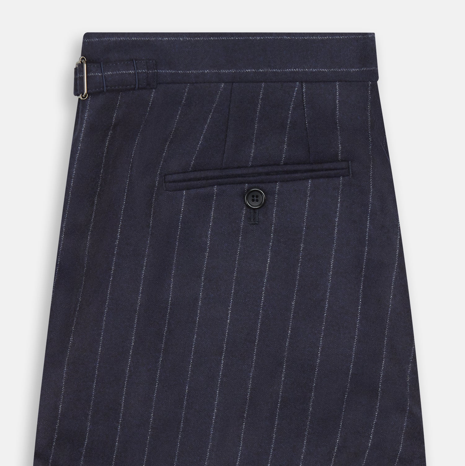 View 4 of product Navy Pinstripe Henry Trousers