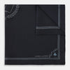 View 4 of product Casino Royale Midnight Blue Crest Pocket Square in Silk