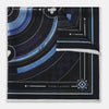 View 4 of product Casino Royale Midnight Blue Target Pocket Square in Silk