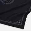 View 2 of product Casino Royale Midnight Blue Crest Pocket Square in Silk