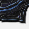 View 2 of product Casino Royale Midnight Blue Target Pocket Square in Silk