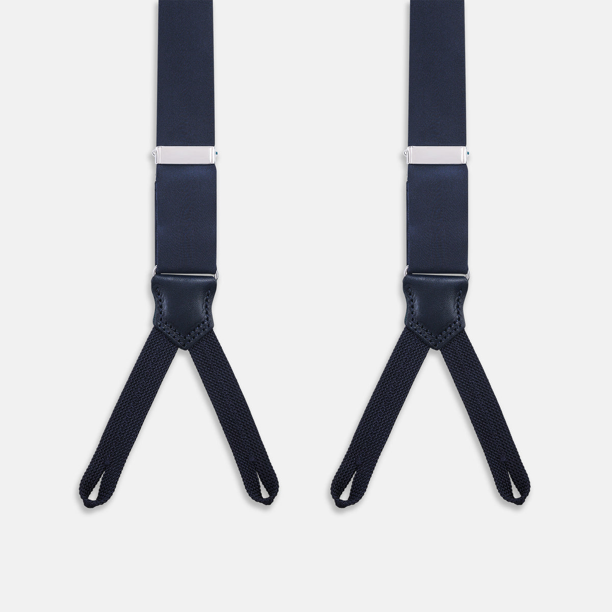 View 2 of product Casino Royale Midnight Blue Braces in Silk
