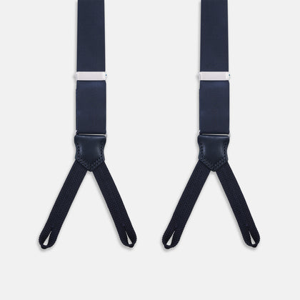 Casino Royale Midnight Blue Braces in Silk Image 1