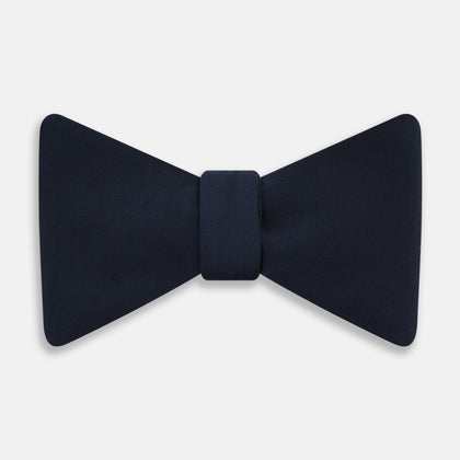 Casino Royale Midnight Blue Bow Tie in Silk