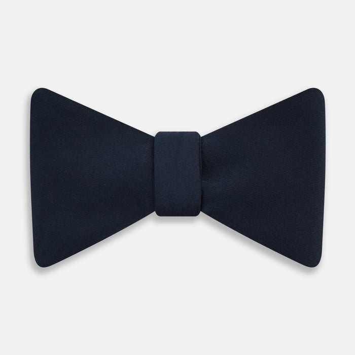 Casino Royale Midnight Blue Bow Tie in Silk Image 4