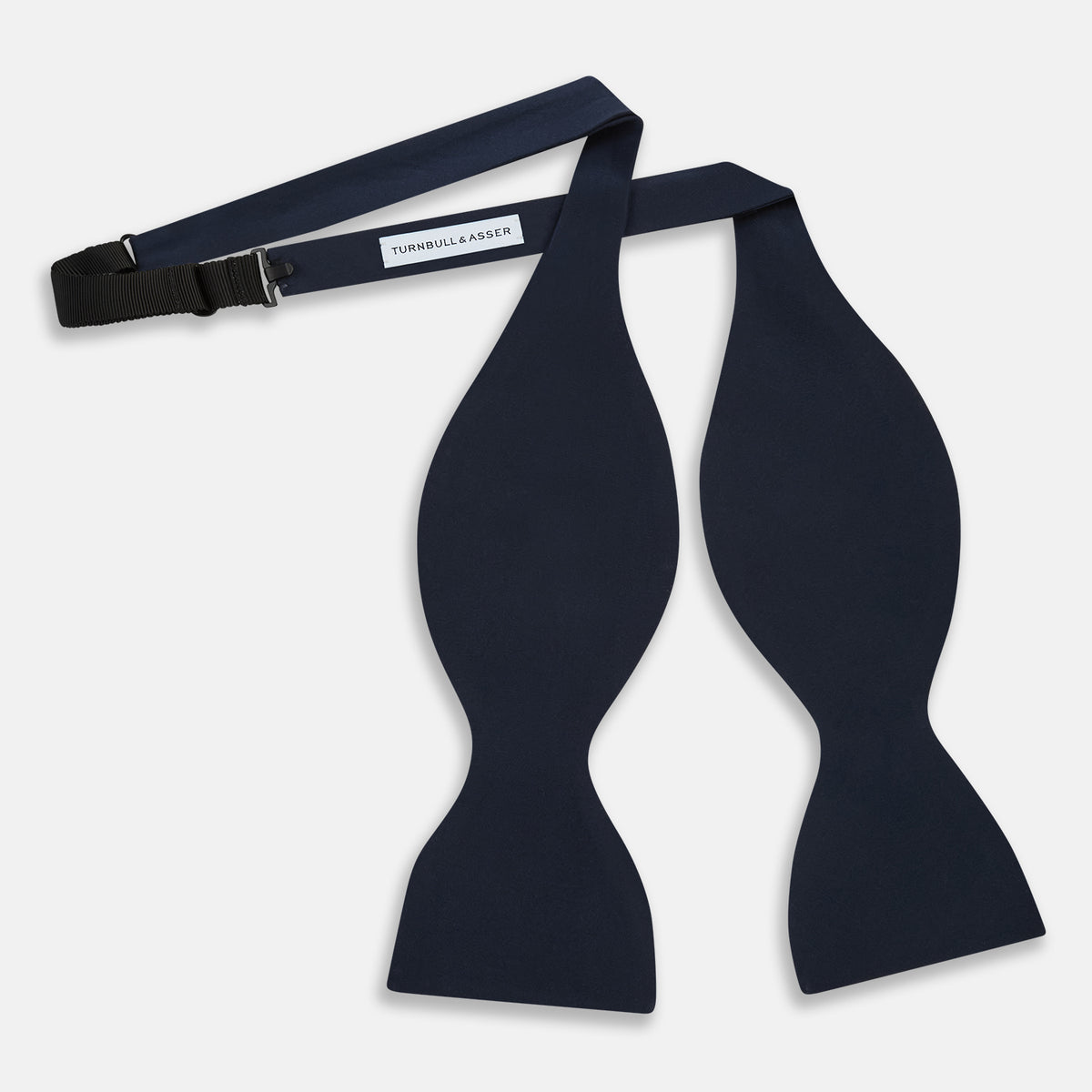 View 2 of product Casino Royale Midnight Blue Bow Tie in Silk