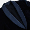 View 2 of product Casino Royale Midnight Blue Tuxedo Jacket in Cotton Velvet