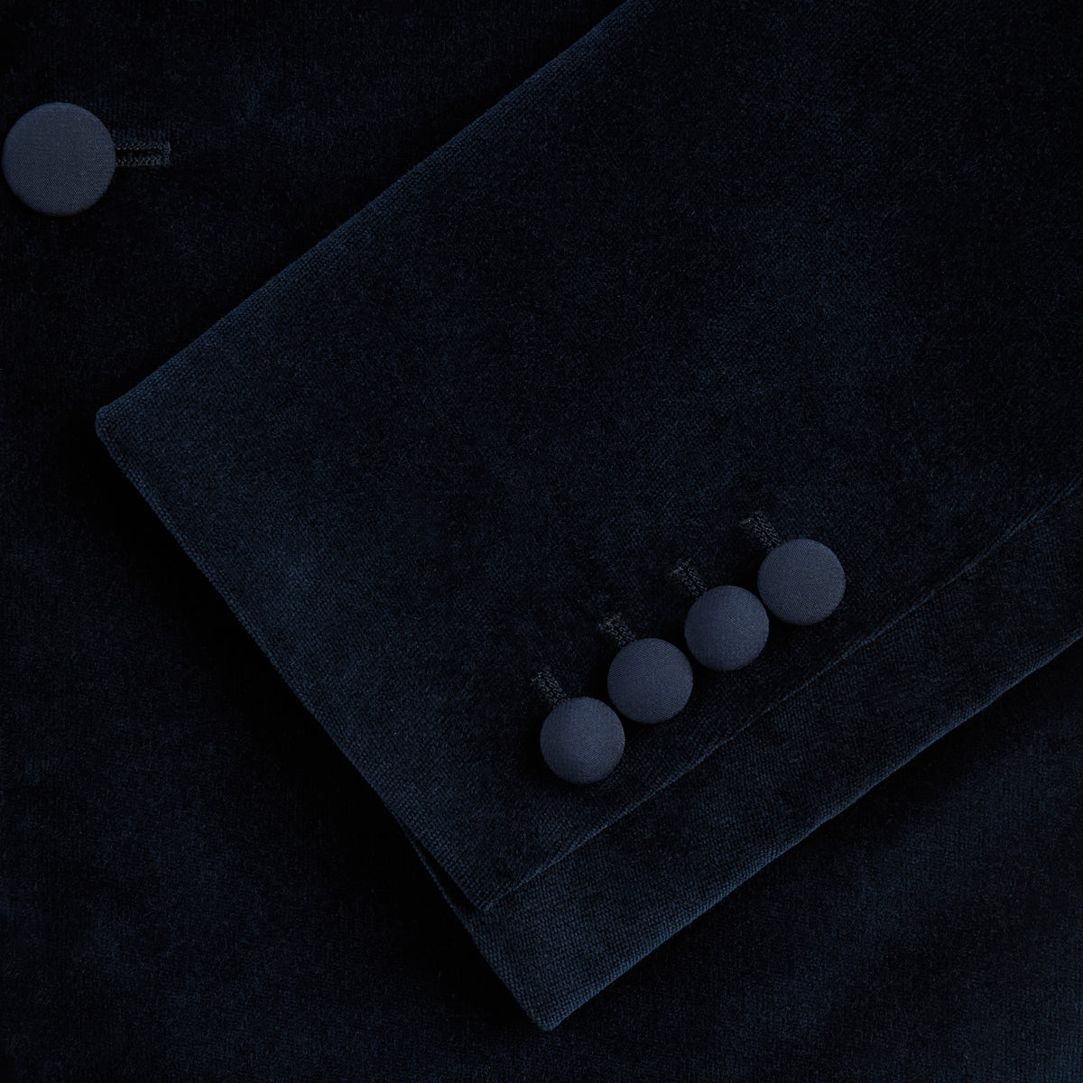 View 4 of product Casino Royale Midnight Blue Tuxedo Jacket in Cotton Velvet
