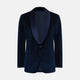 Casino Royale Midnight Blue Tuxedo Jacket in Cotton Velvet
