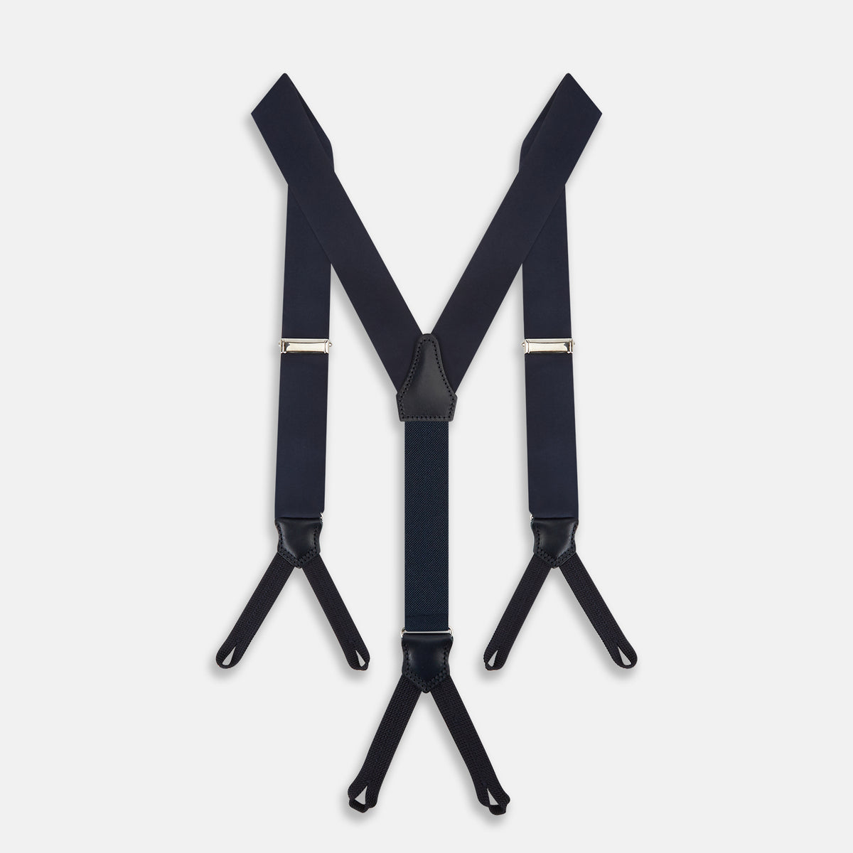 View 1 of product Casino Royale Midnight Blue Braces in Silk
