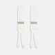 White Adjustable Formal Braces