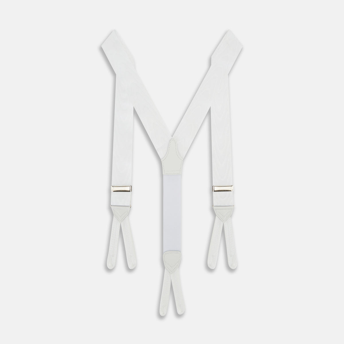 View 1 of product Casino Royale White Braces as seen on James Bond