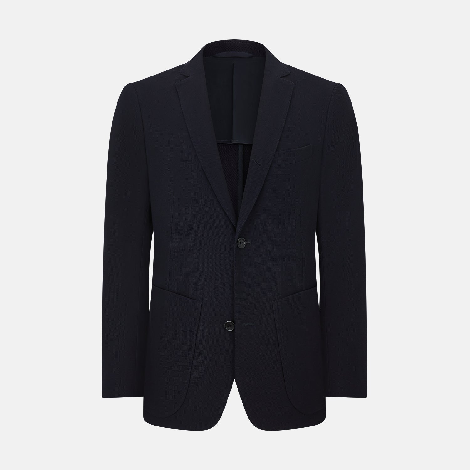 View 1 of product Navy Knitted London Blazer