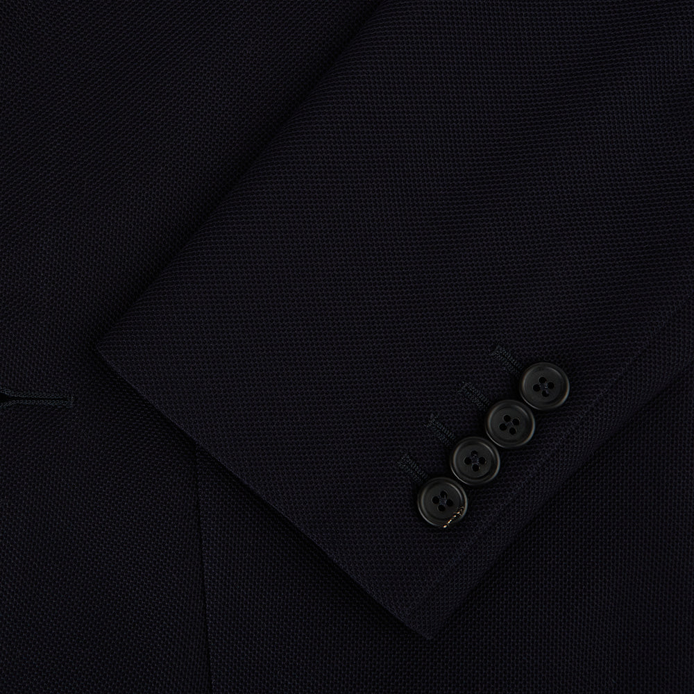 Navy Knitted London Blazer