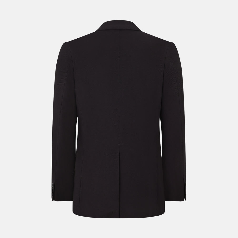 Dark Chocolate Knitted London Blazer
