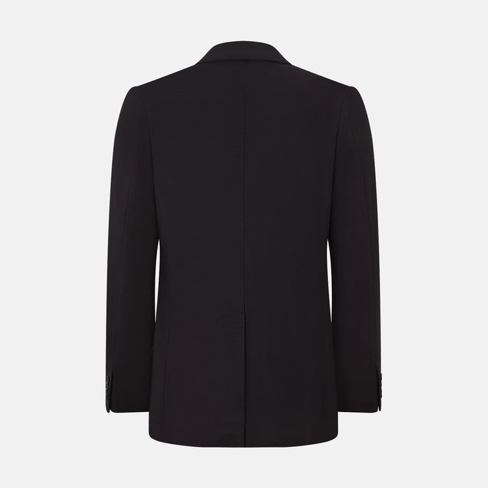 Dark Chocolate Knitted London Blazer Image 2