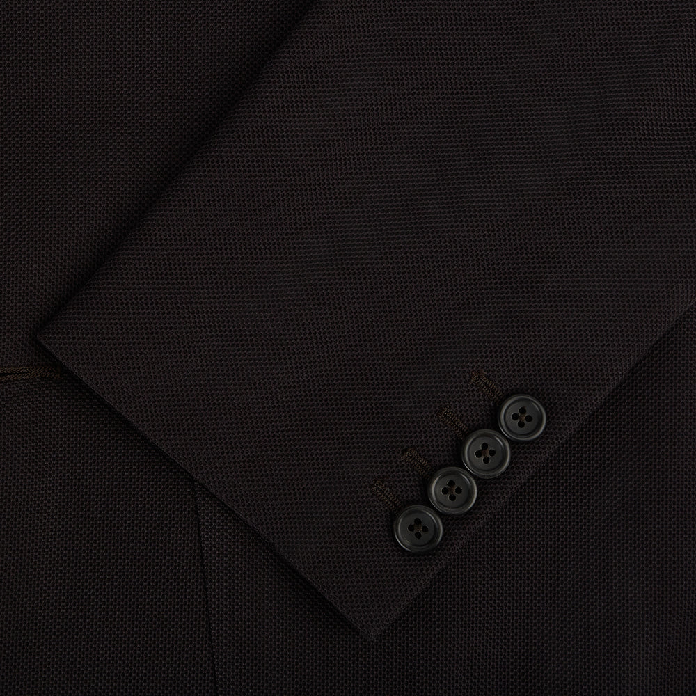 Dark Chocolate Knitted London Blazer