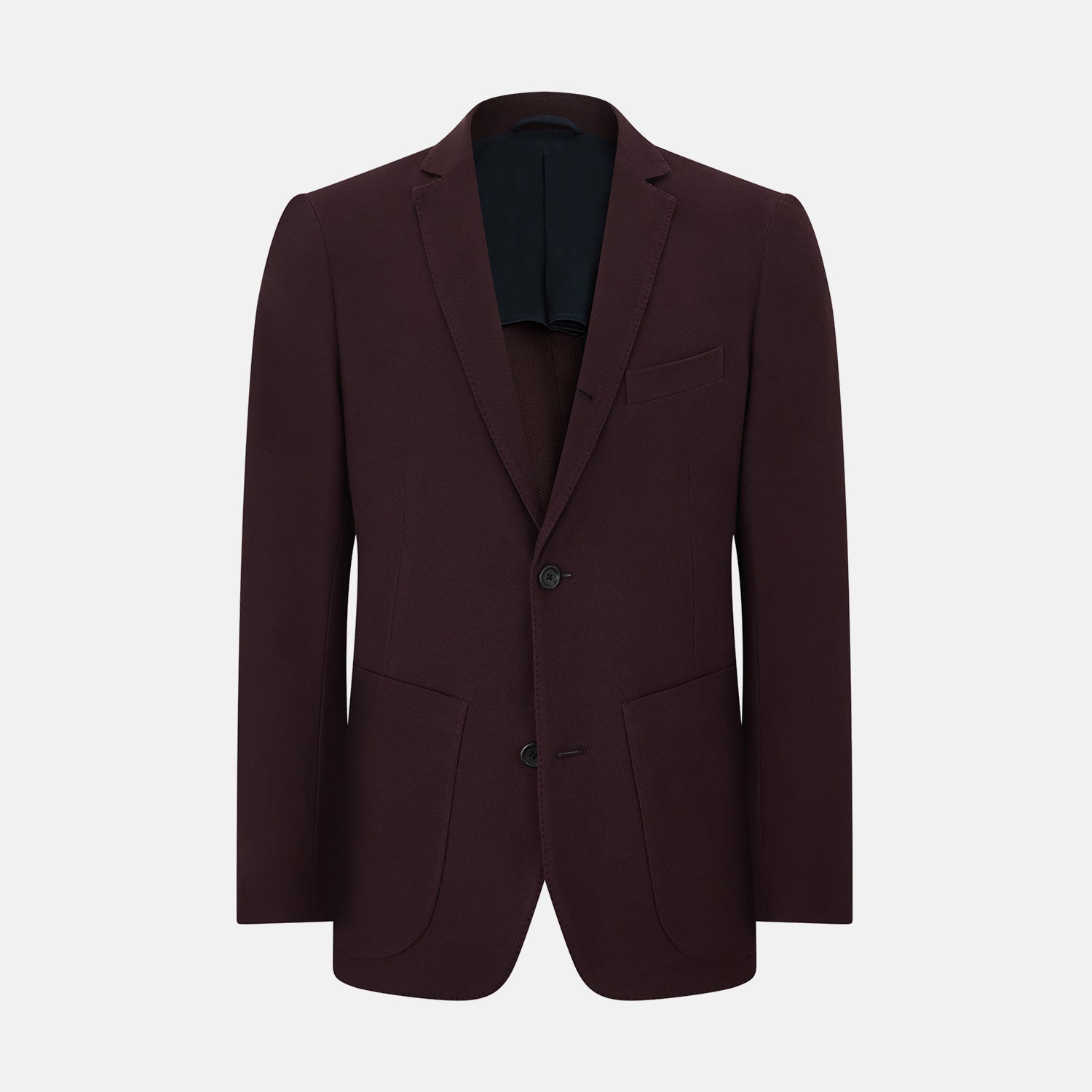 View 1 of product Burgundy Knitted London Blazer