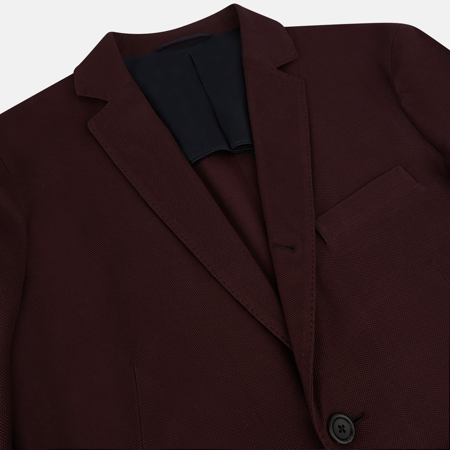 View 2 of product Burgundy Knitted London Blazer