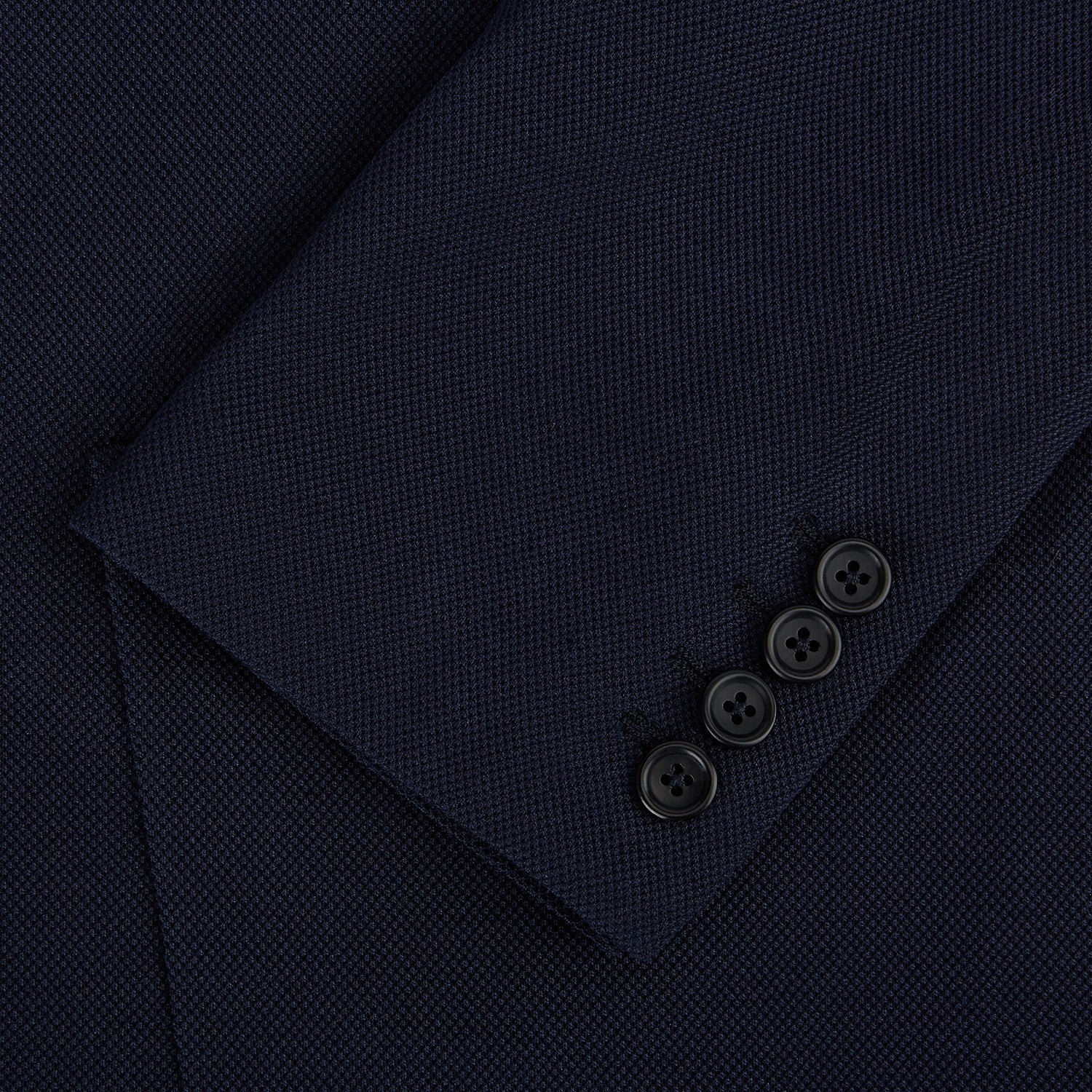 View 4 of product Navy Silk & Cotton Bath Blazer