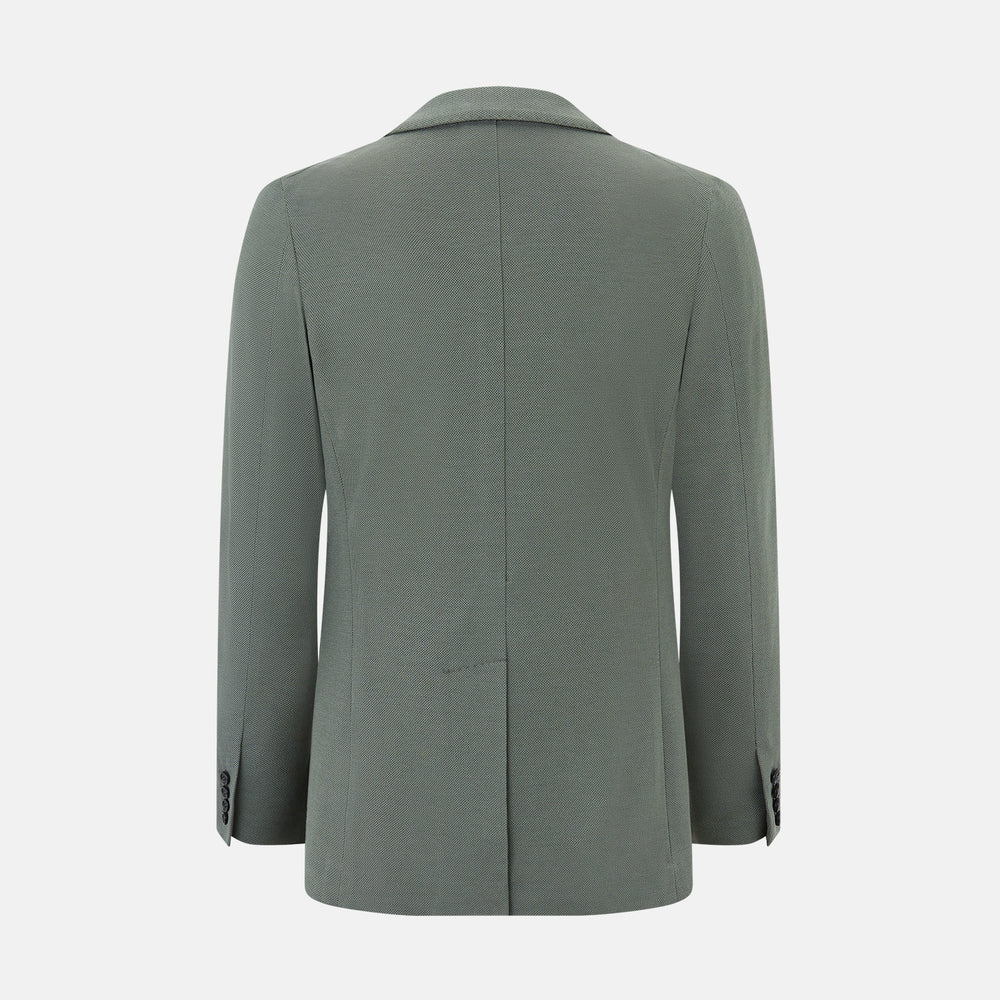 Sage Silk & Cotton Bath Blazer